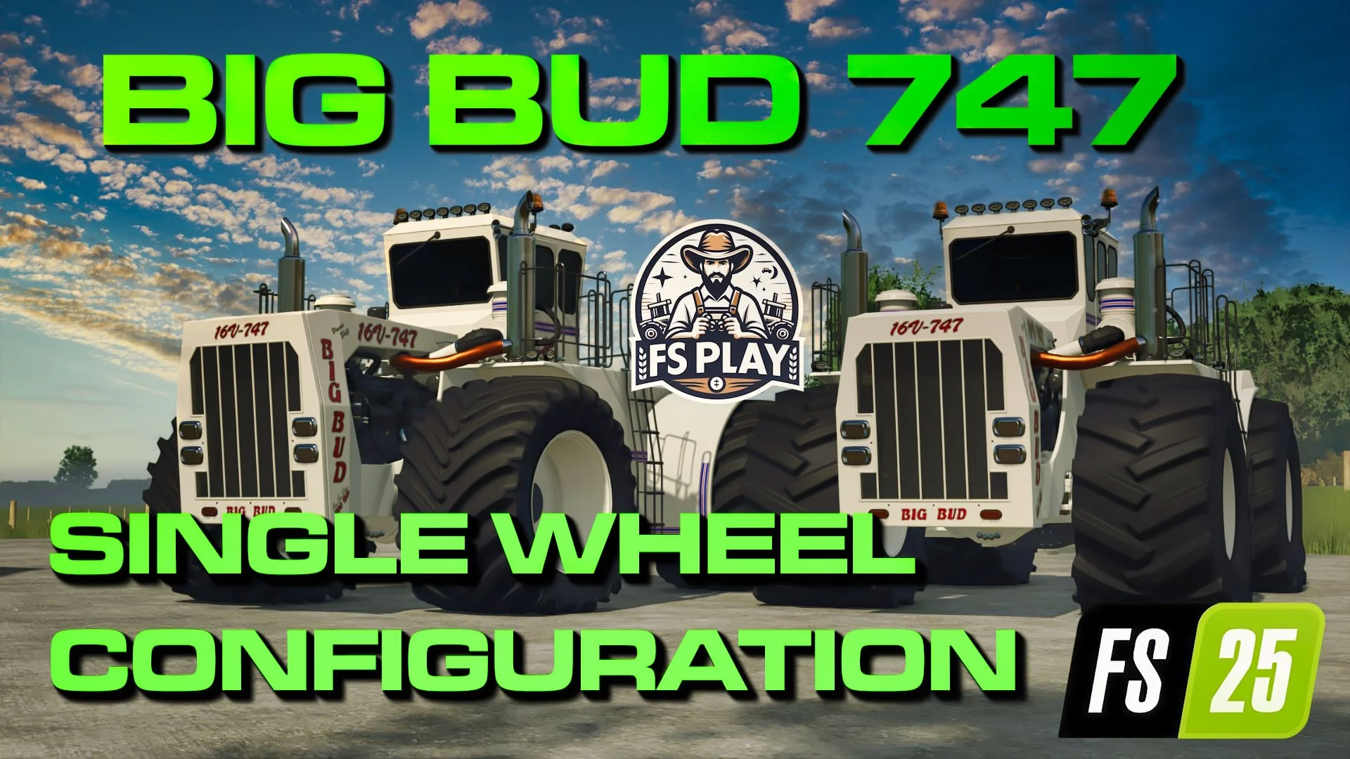 FS25 Big Bud 747 V1.3 Tractors Mod FS25 Mod Free Download