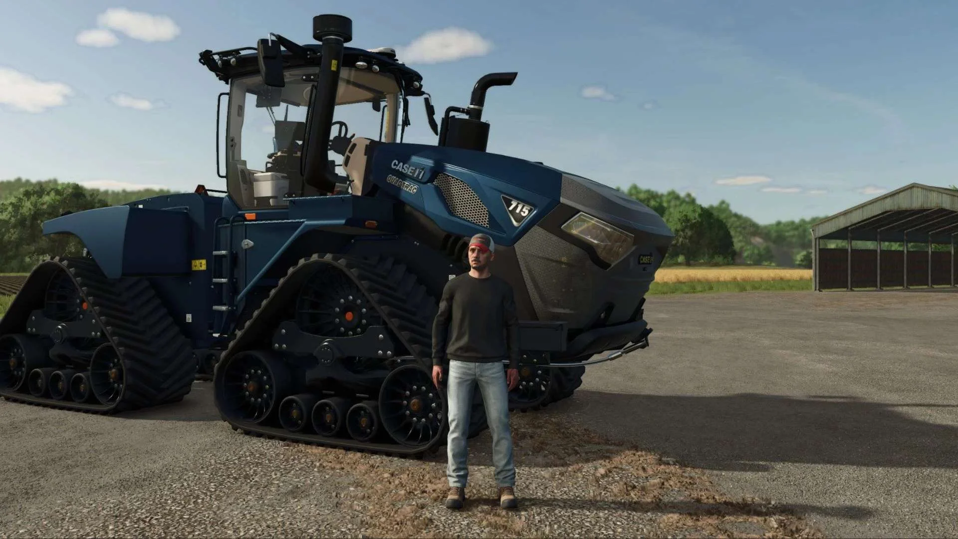 FS25 Case IH 715 Quadtrac Edit v1.0 Tractors Mod FS25 Mod Free Download