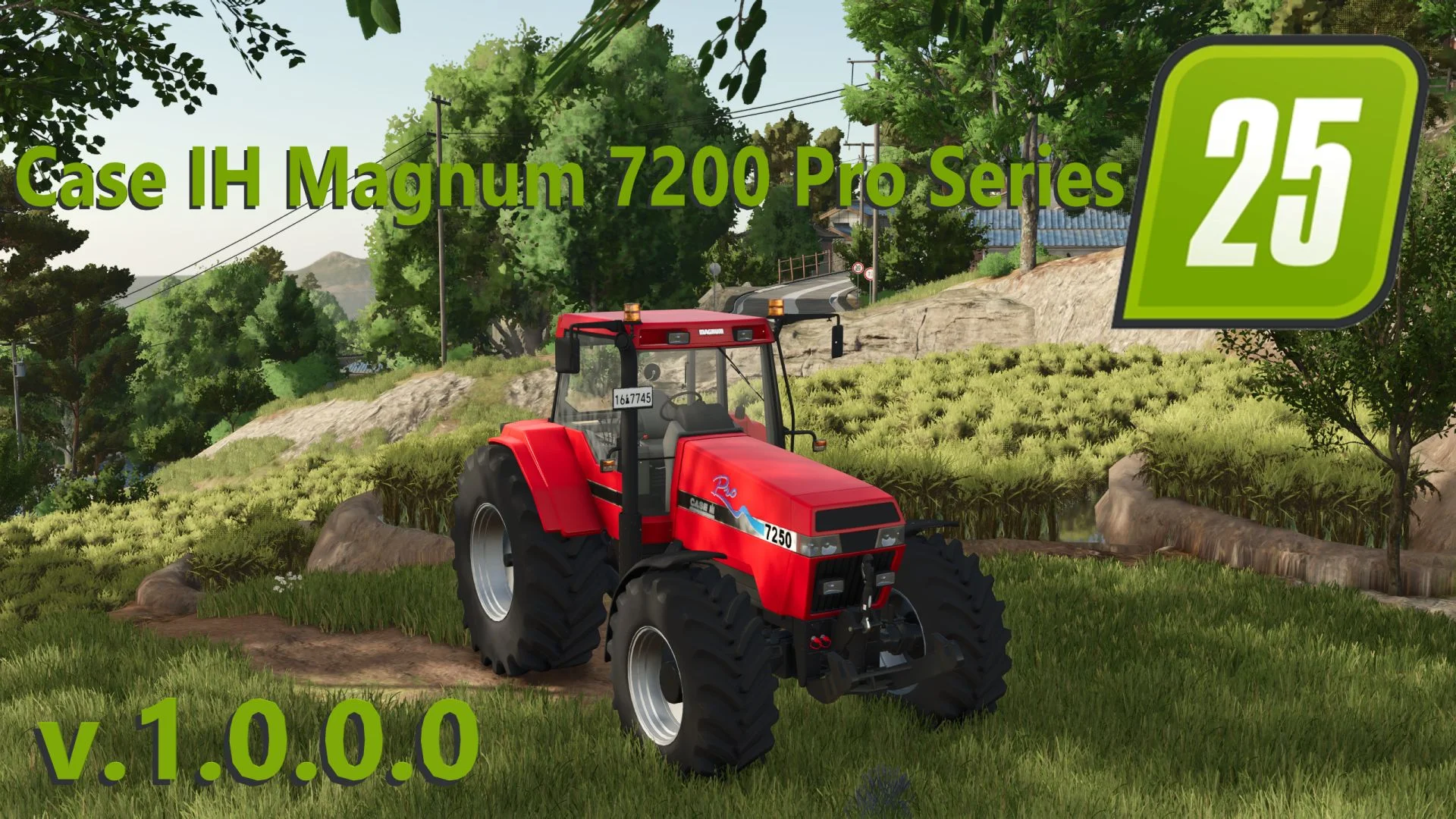 FS25 Case IH Magnum 7200 Pro Series V1.0 Tractors Mod FS25 Mod Free Download