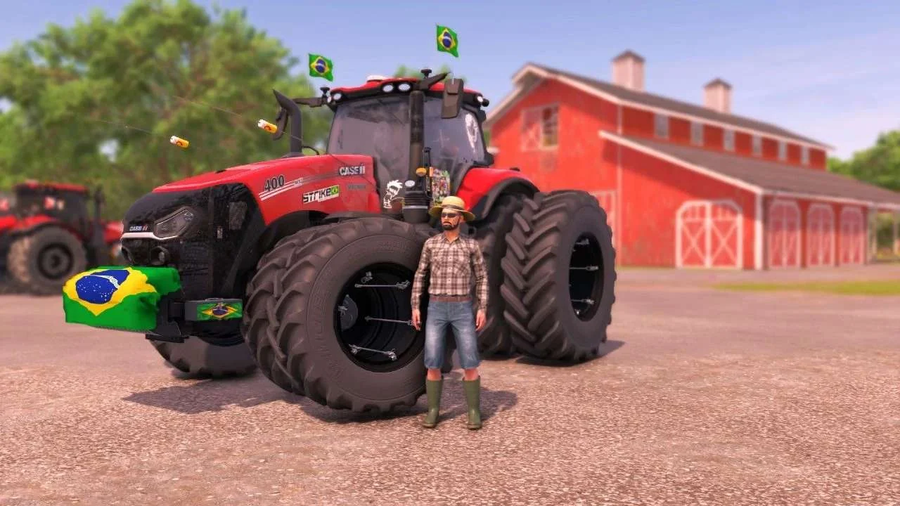 FS25 Case IH Magnum AFS Connect BR v1.0 Tractors Mod FS25 Mod Free Download