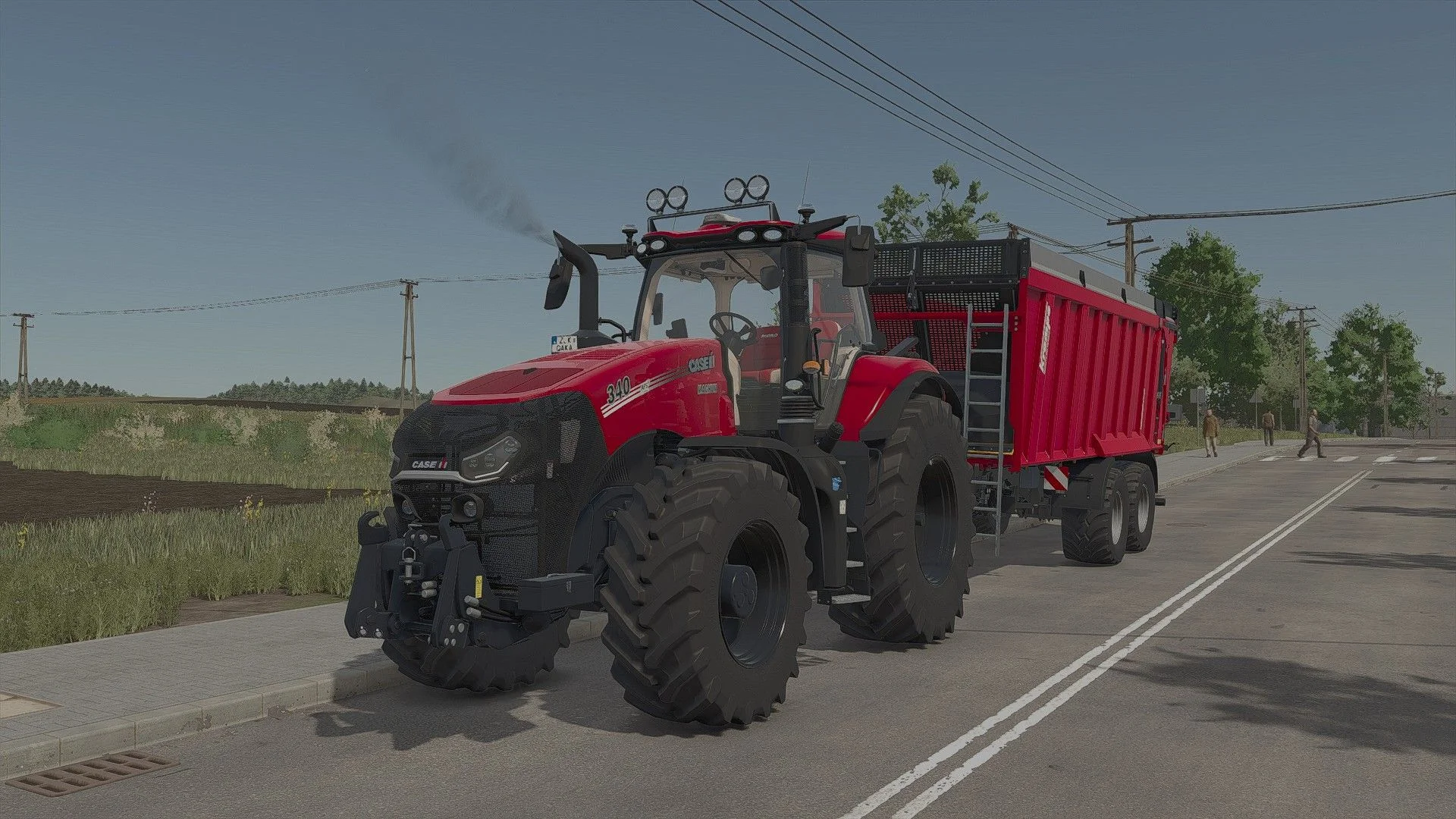 FS25 Case IH Magnum T4B Edit V1.1 Tractors Mod FS25 Mod Free Download