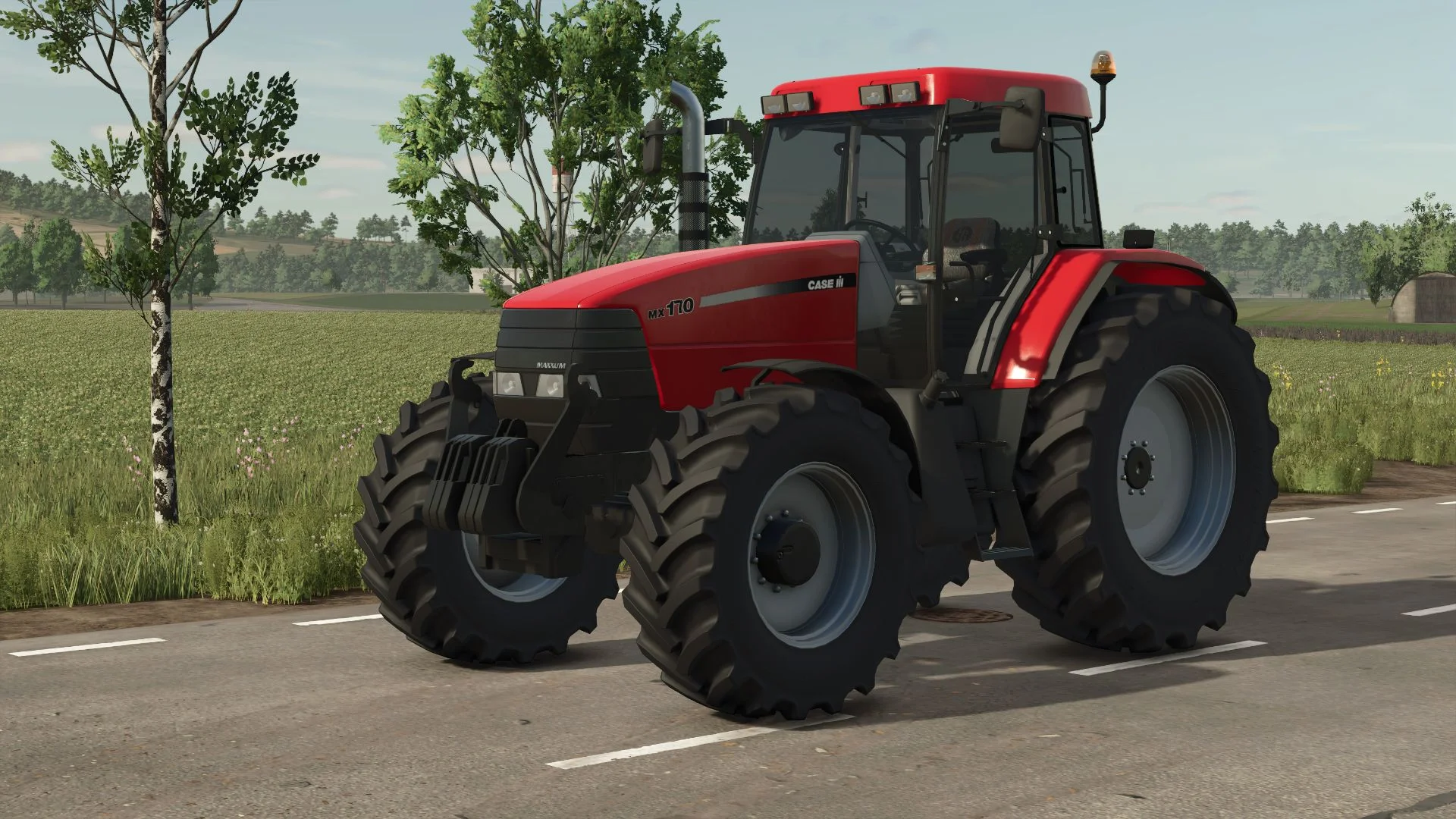 FS25 Case IH MX150 V1.0 Tractors Mod FS25 Mod Free Download