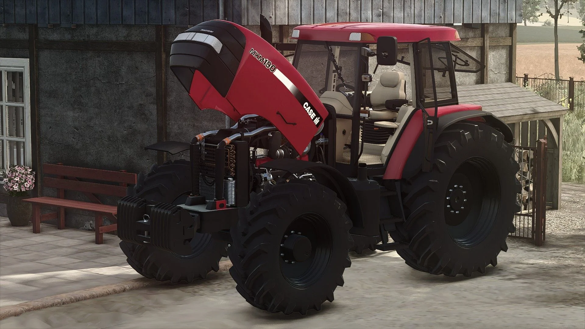 FS25 Case IH MXM 190 V1.0 Tractors Mod FS25 Mod Free Download