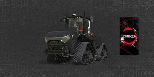 FS25 Case IH Steiger 715 Quadtrac BLACK v1.0 Tractors Mod FS25 Mod Free Download