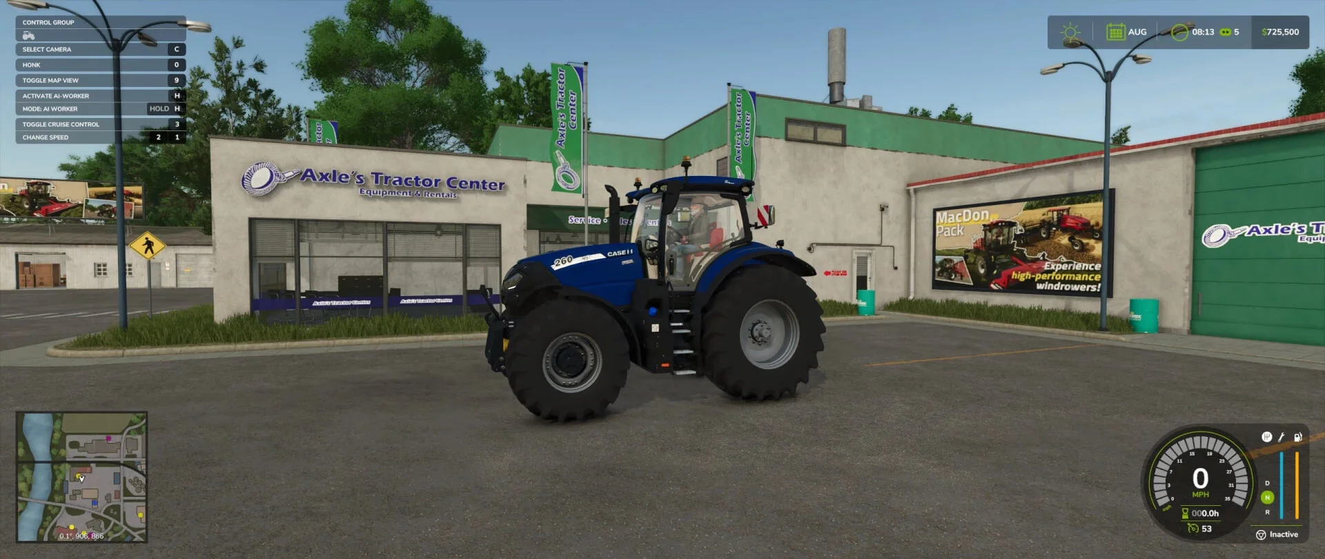 FS25 Case Puma Blue Power v1.0 Tractors Mod FS25 Mod Free Download