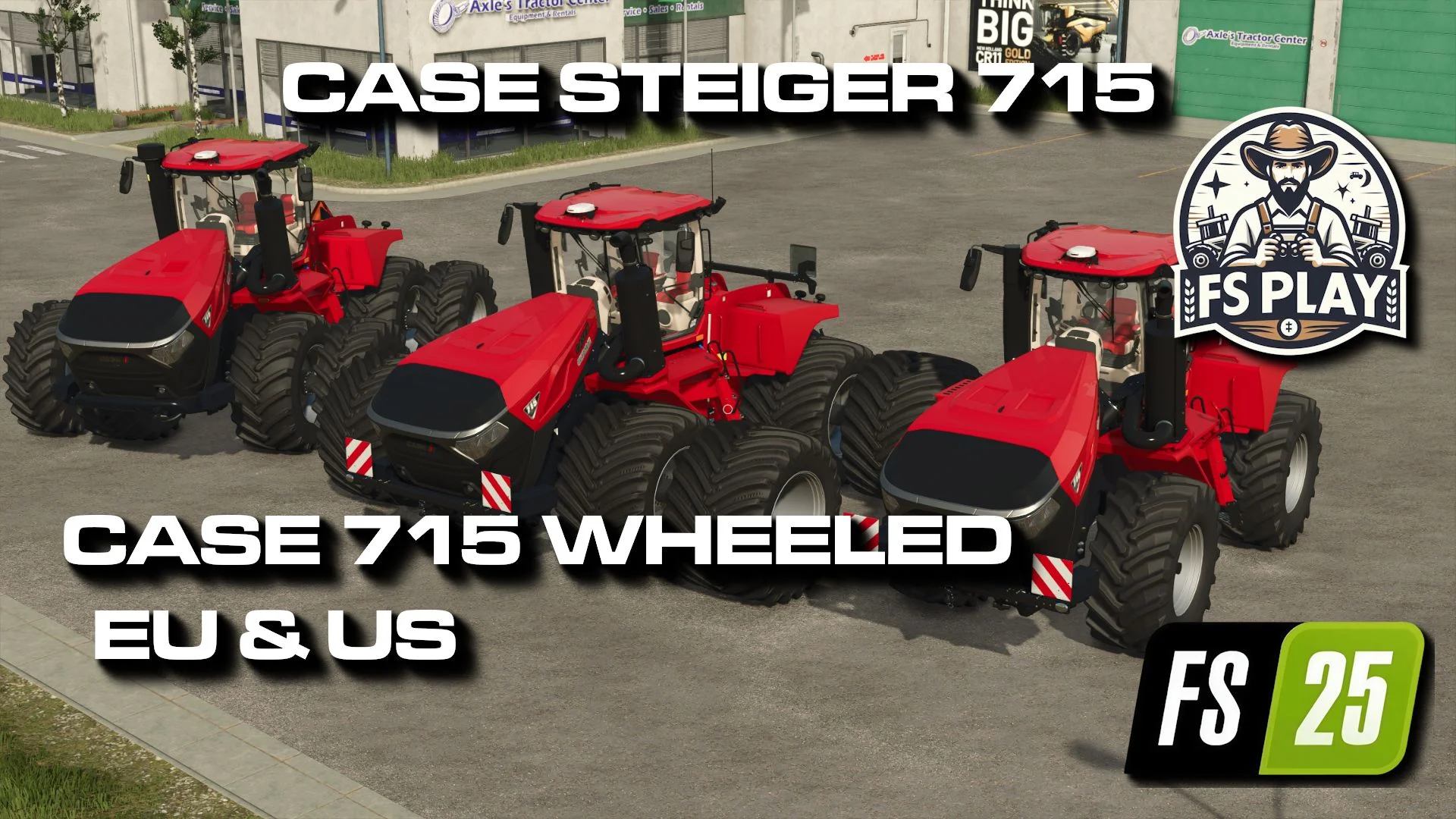 FS25 Case Steiger 715 V1.0 Tractors Mod FS25 Mod Free Download