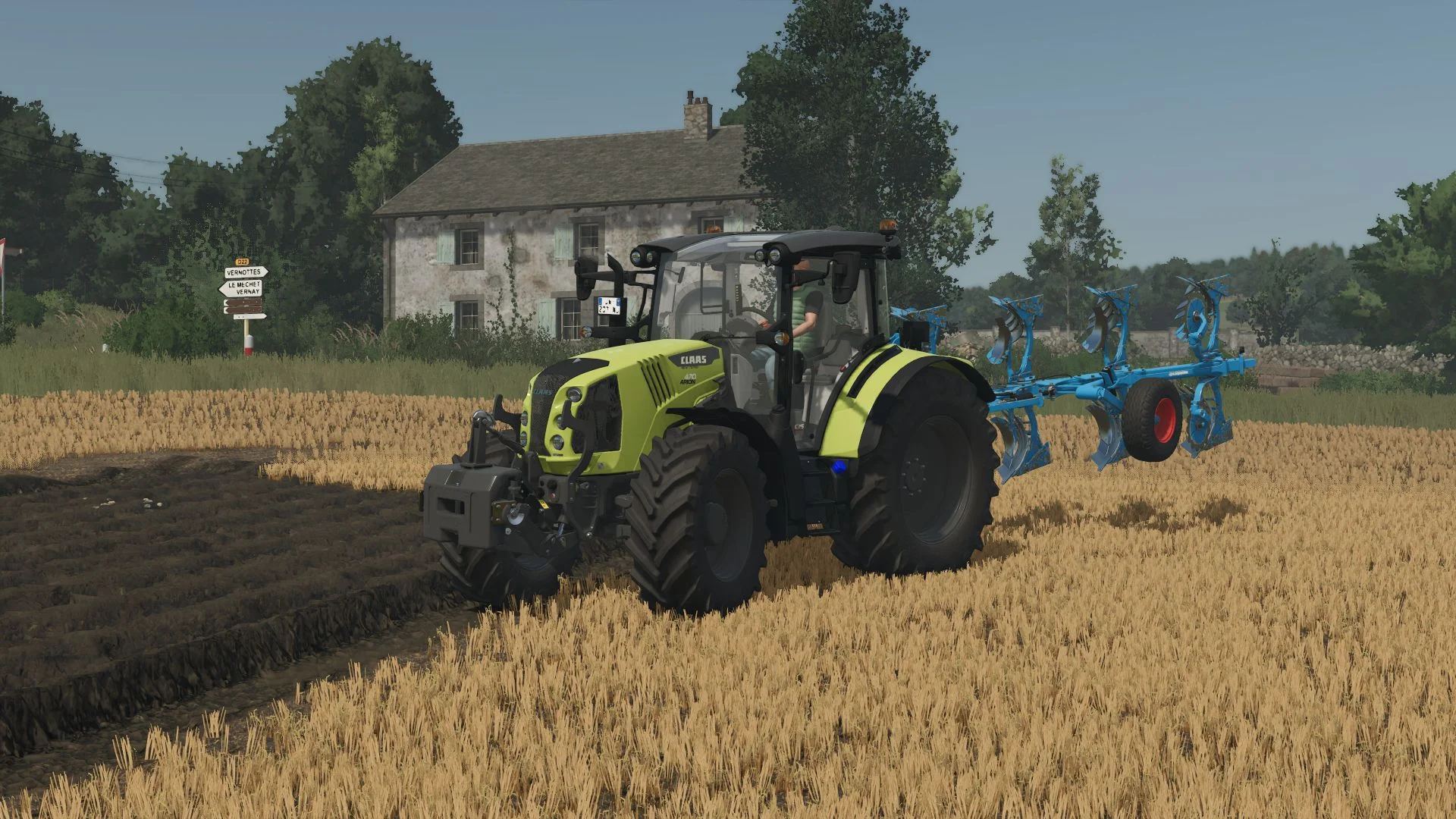 FS25 Claas Arion 400 Night Edition V1.0 Tractors Mod