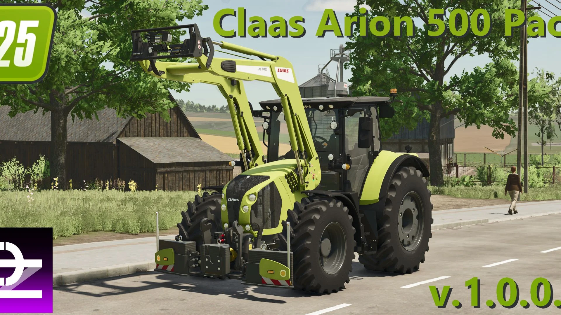 FS25 Claas Arion 500 Pack V1.0 Tractors Mod FS25 Mod Free Download