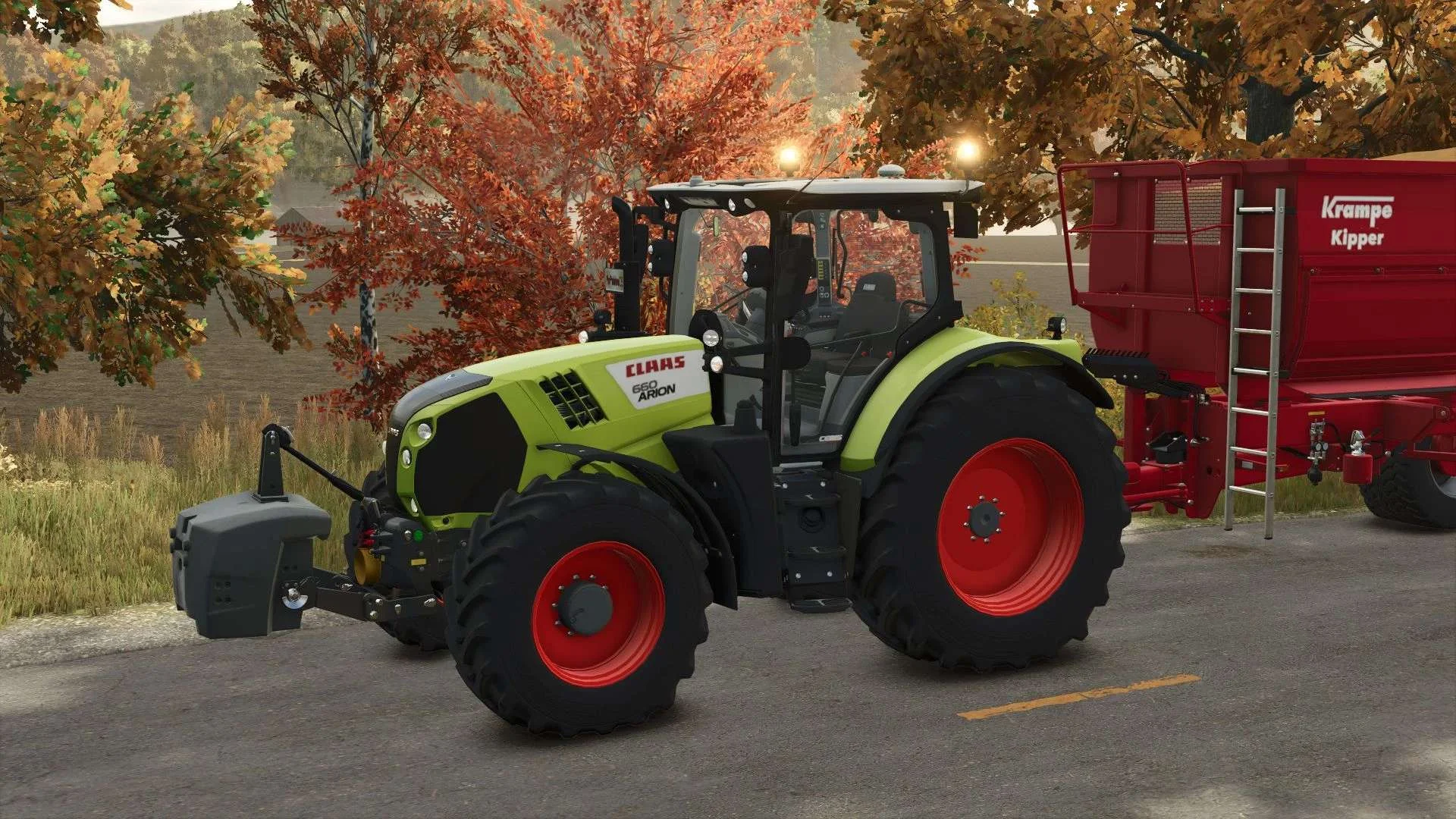 FS25 Claas Arion 600 + Claas FL 140 v1.0 Tractors Mod FS25 Mod Free Download