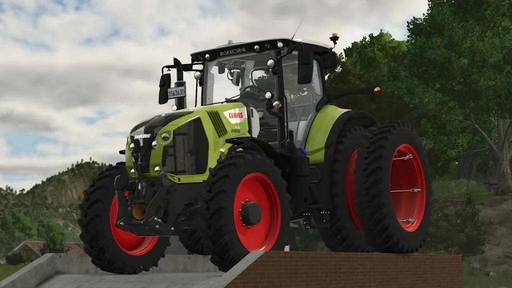FS25 Claas AXION 800-870 Rust Edition v1.2 Tractors Mod