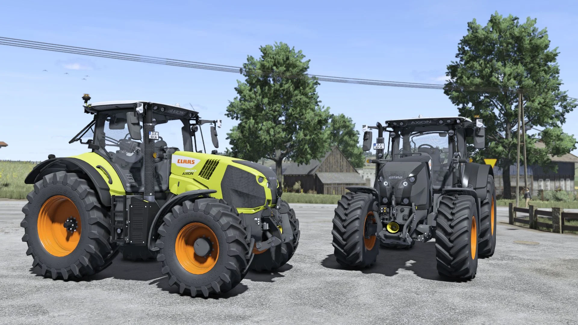 FS25 Claas Axion 800 Series EU & US V1.0 Tractors Mod