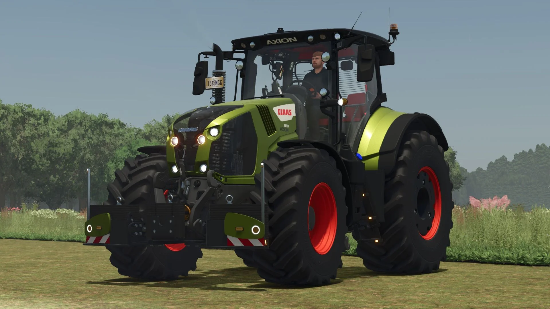 FS25 Claas AXION 870-800 Agribumper V1.0 Tractors Mod FS25 Mod Free Download