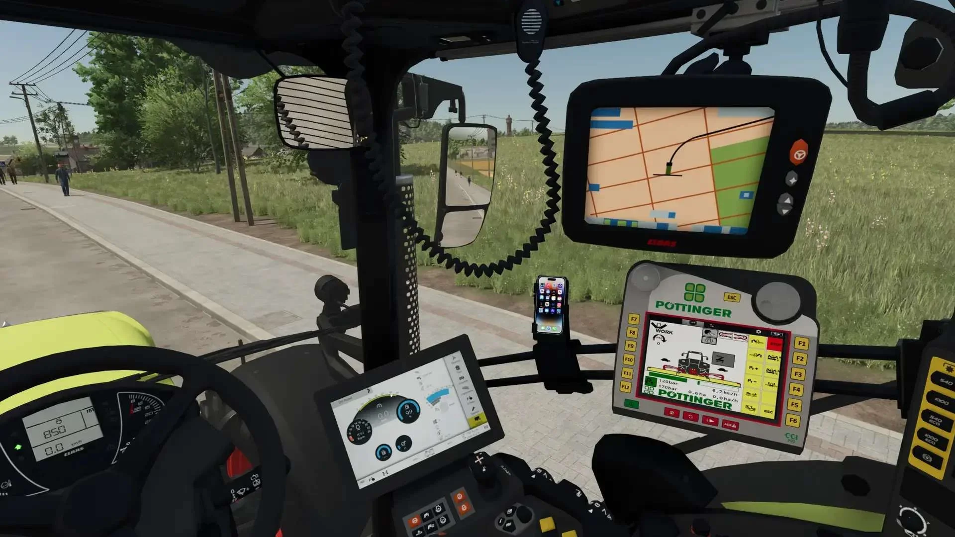 FS25 Claas AXION 870-800 v1.0.0.1 Tractors Mod FS25 Mod Free Download