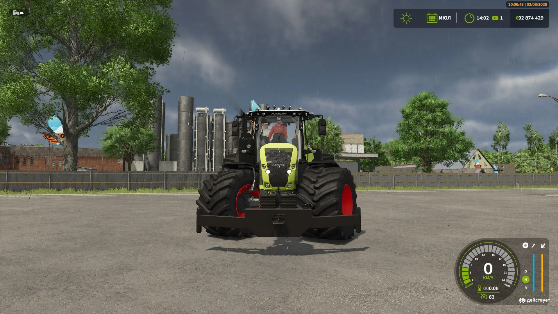FS25 Claas Axion 900 V1.0.0.2 Tractors Mod FS25 Mod Free Download