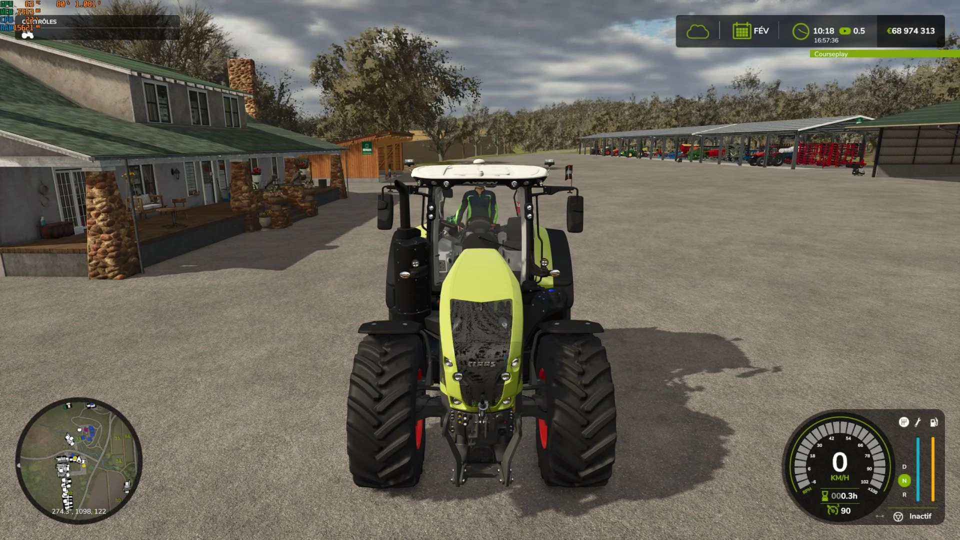 FS25 CLAAS Axion 900 V1.1 Tractors Mod FS25 Mod Free Download
