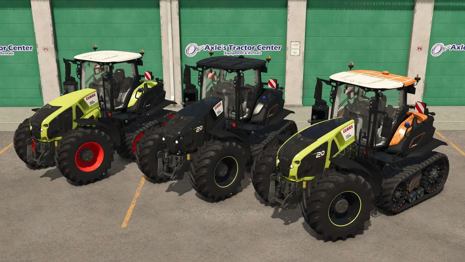 FS25 CLAAS AXION 930-960 TERRA TRAC 20 Years v1.0 Tractors Mod