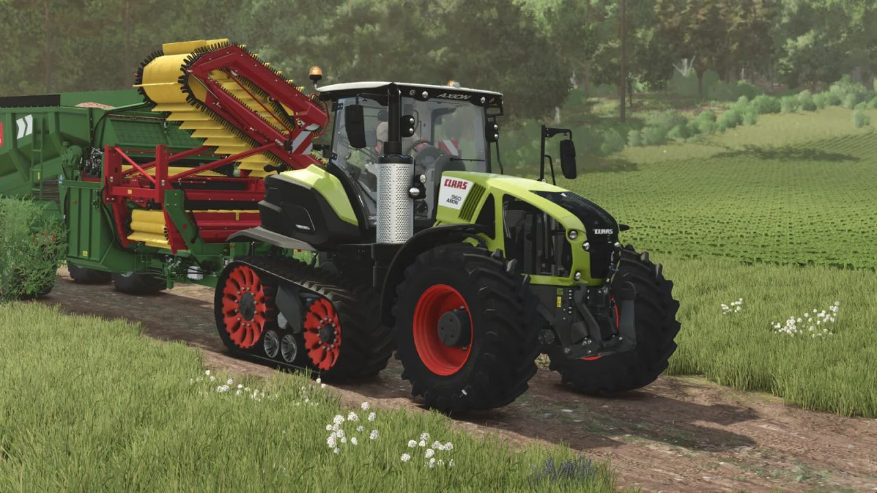 FS25 CLAAS AXION 960-930 TERRA TRAC V1.0 Tractors Mod FS25 Mod Free Download