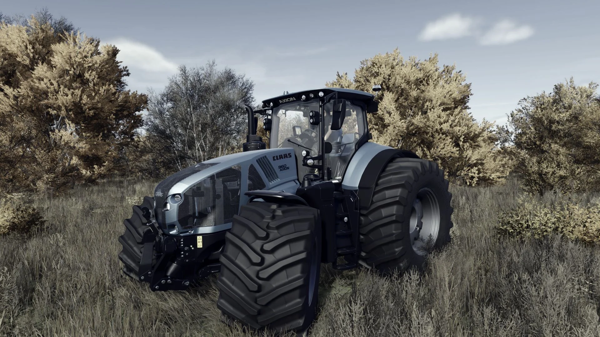 FS25 CLAAS Axion 960 Manual PowerShift Duch-Ghost Edition V1.0.0.1 Tractors Mod FS25 Mod Free Download
