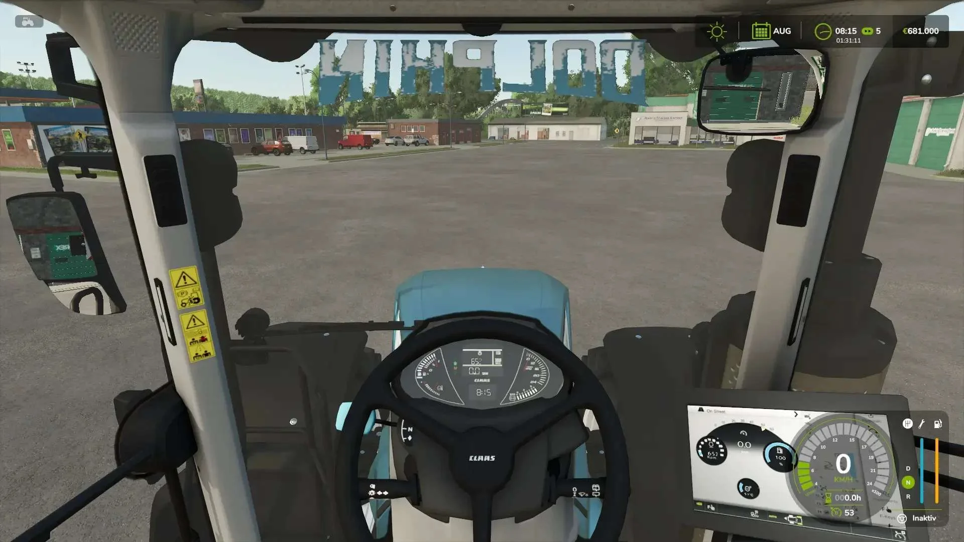 FS25 Claas Axion 960TT Dolphin Edition v1.0 Tractors Mod FS25 Mod Free Download