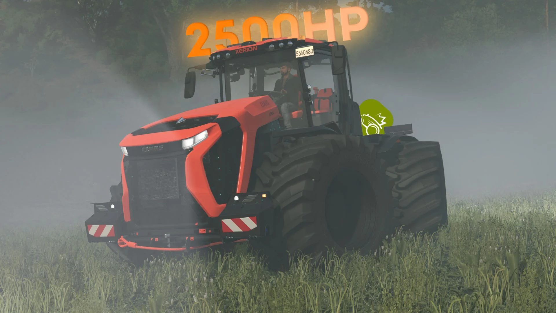 FS25 Claas Xerion 12 (2500hp) V1.0.0.1 Tractors Mod FS25 Mod Free Download