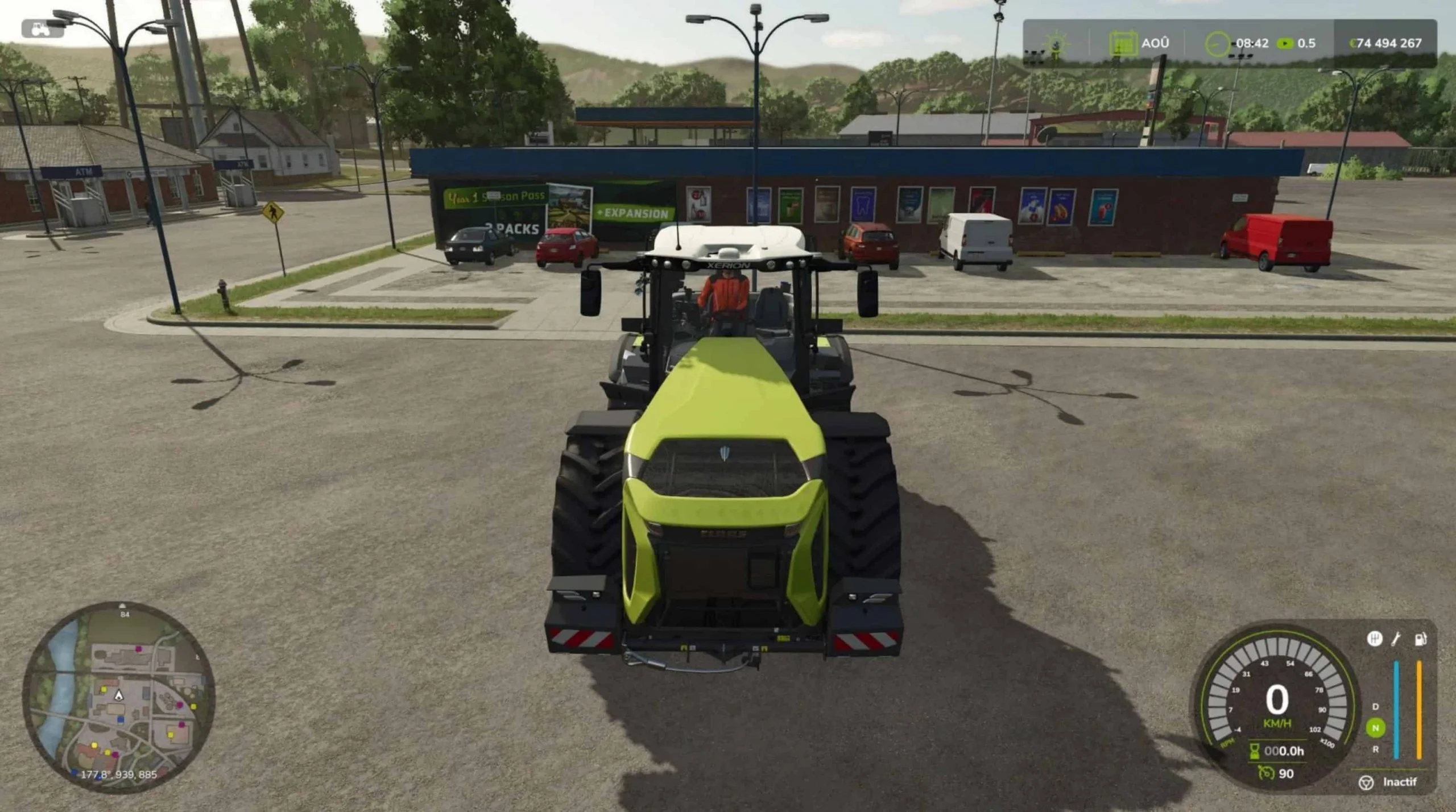 FS25 Claas Xerion 12 v1.0 Tractors Mod FS25 Mod Free Download