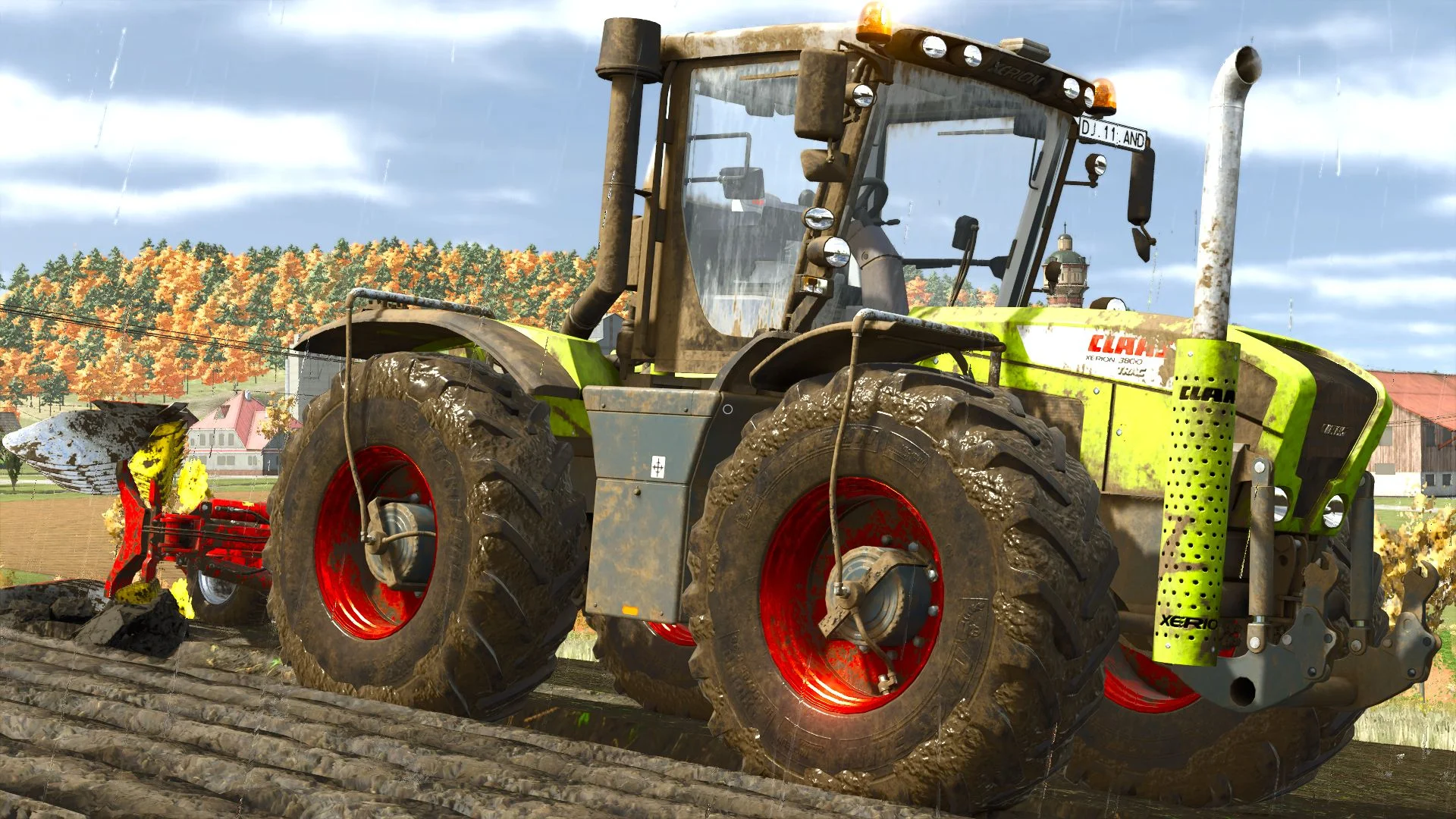 FS25 Claas Xerion 3000 Series v1.0 Tractors Mod FS25 Mod Free Download
