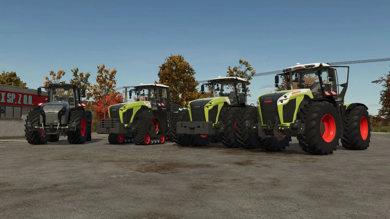 FS25 Claas Xerion 4200 – 5000 V1.1 Tractors Mod FS25 Mod Free Download