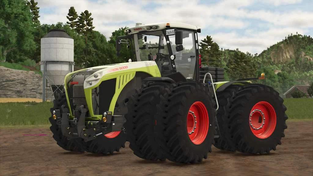 FS25 CLAAS XERION 4500-5000 Rust Edition v1.1 Tractors Mod