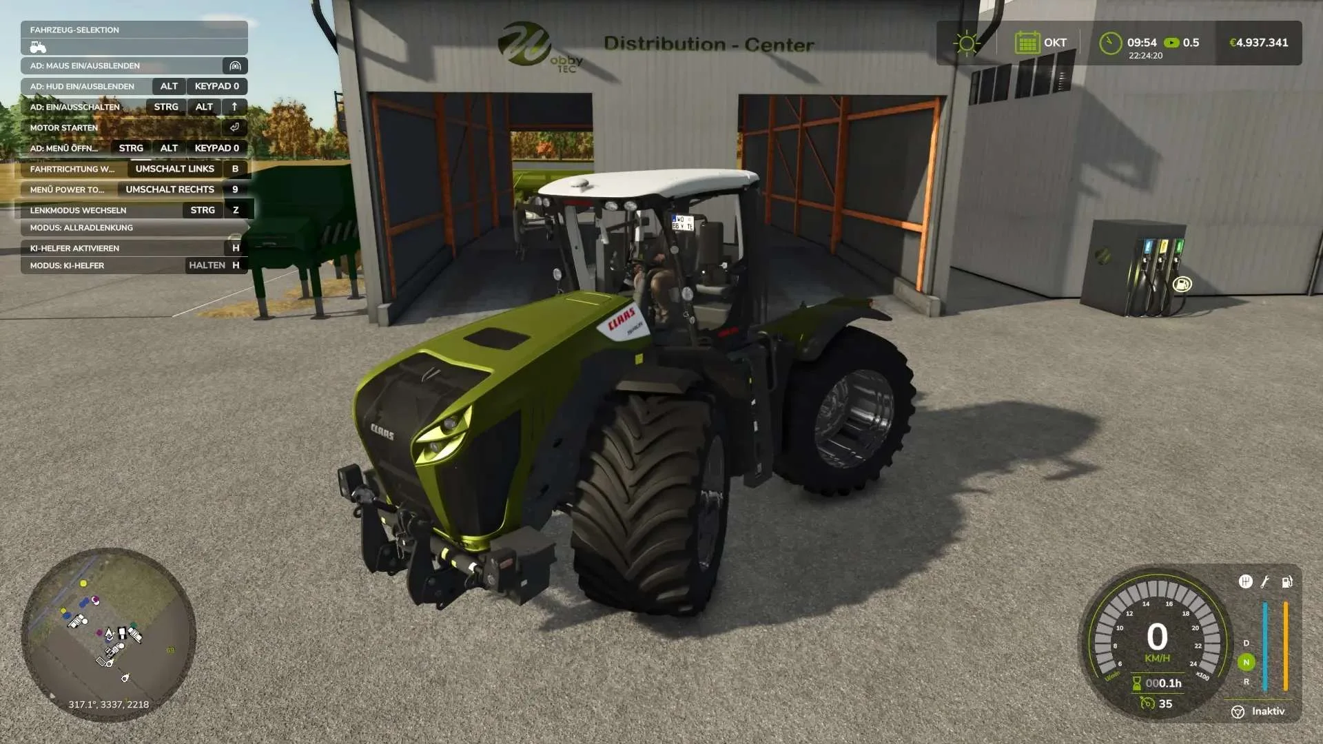 FS25 CLAAS Xerion 5000 WobbyTec v1.0.0.1 Tractors Mod FS25 Mod Free Download