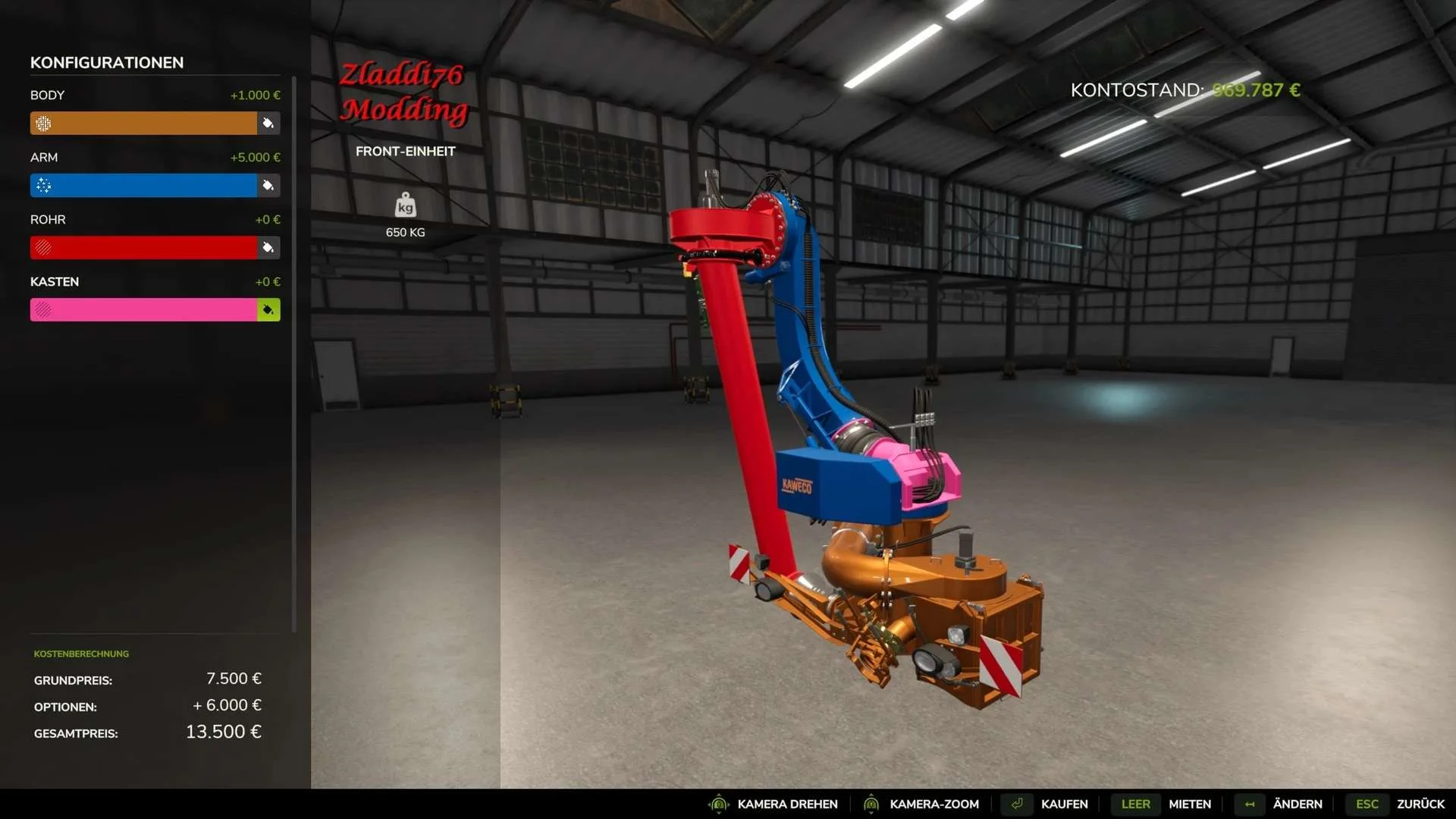 FS25 Claas Xerion Saddle Trac Pack By Zladdi76 v1.0 Tractors Mod FS25 Mod Free Download