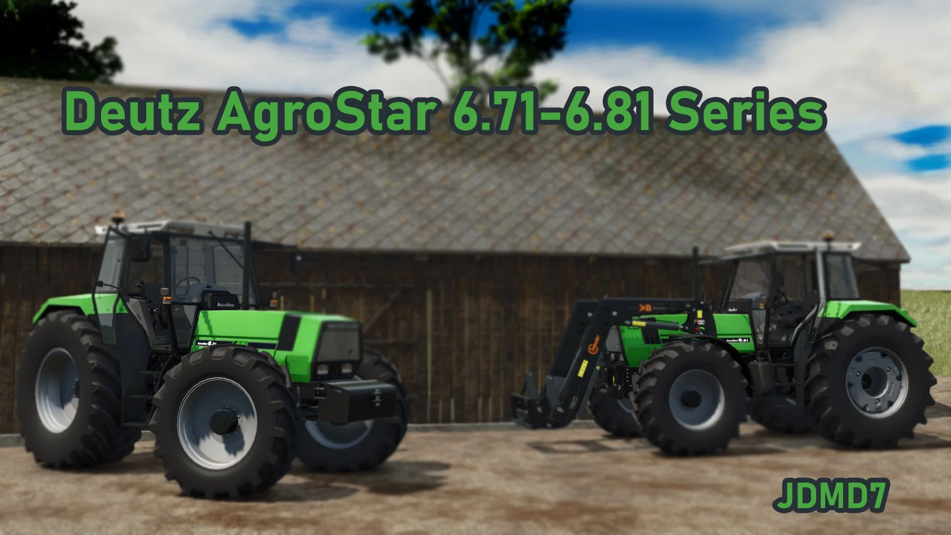 FS25 Deutz AgroStar 6.71-6.81 Series V1.0 Tractors Mod FS25 Mod Free Download