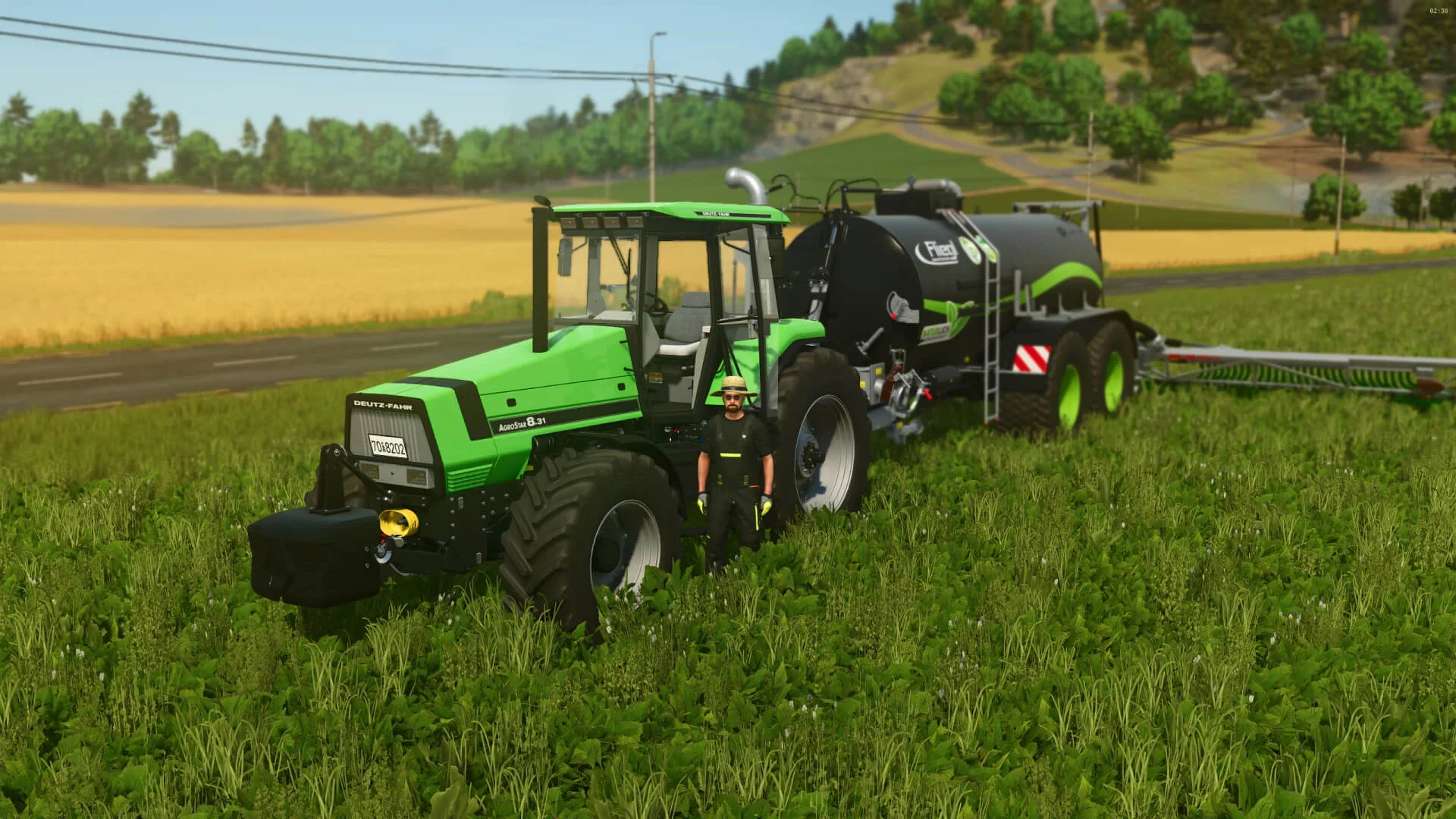 FS25 Deutz AgroStar 8.31 Animated Door and more v1.0 Tractors Mod FS25 Mod Free Download
