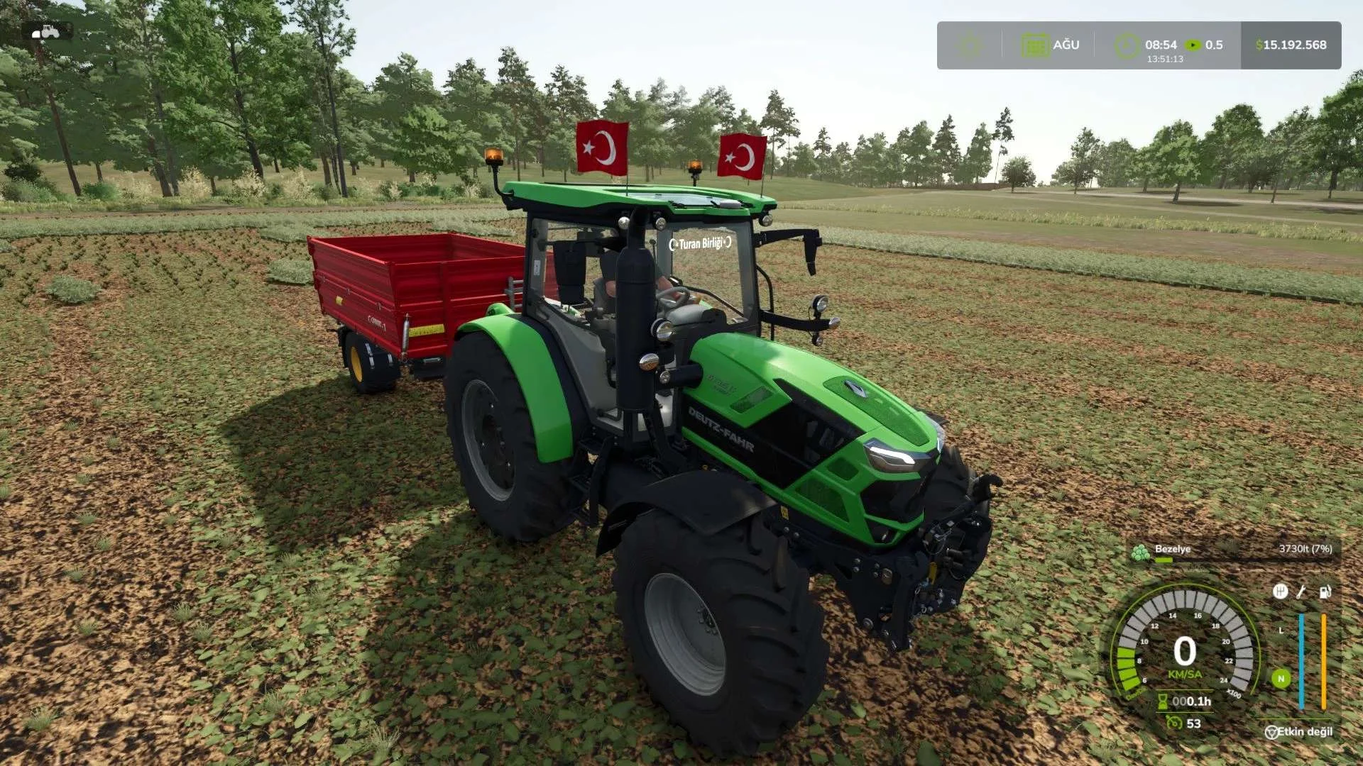 FS25 Deutz Fahr 6C RV-Shift v1.0 Tractors Mod FS25 Mod Free Download