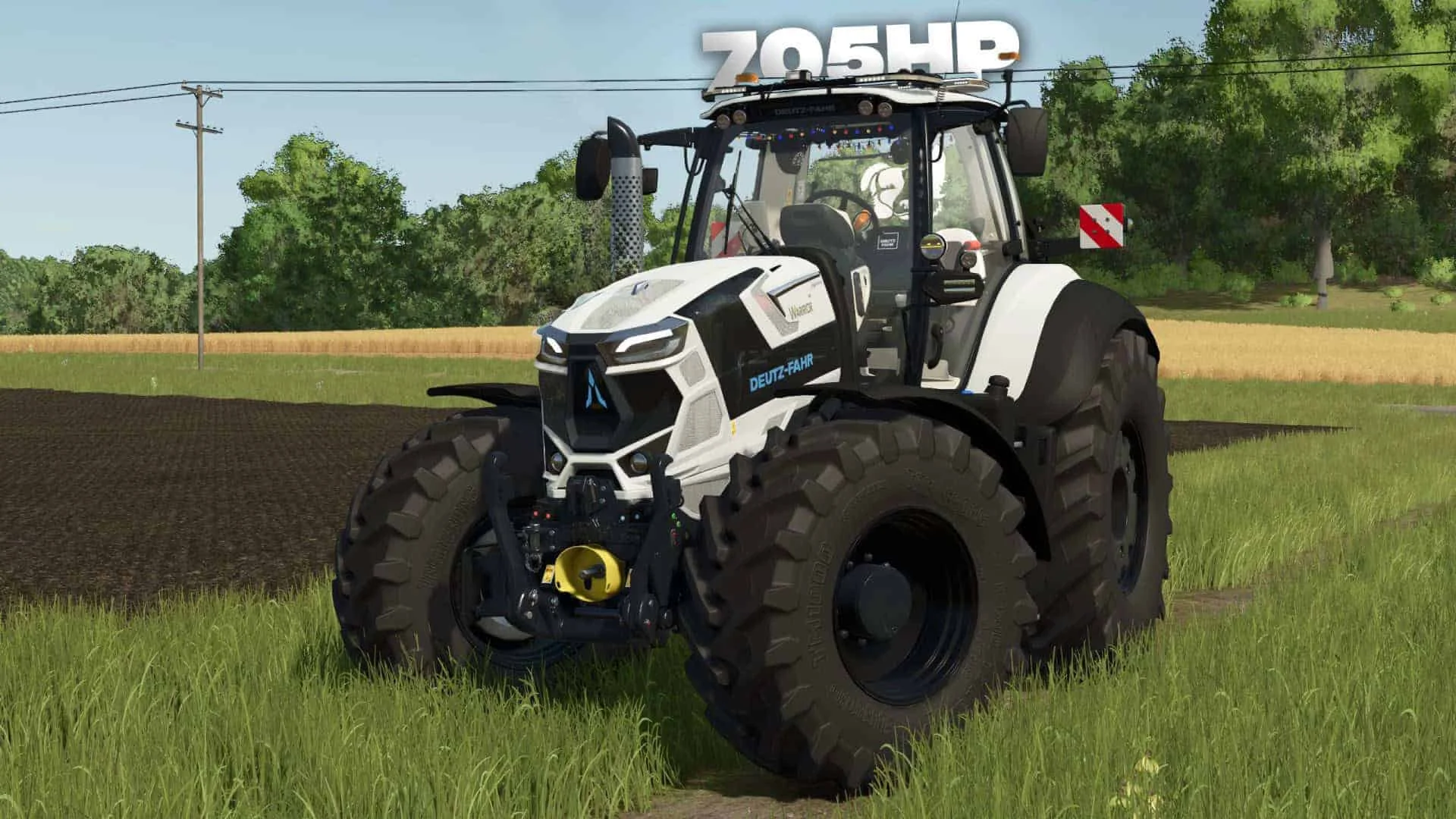 FS25 Deutz Fahr Serie 7 TTV 705hp v1.1 Tractors Mod FS25 Mod Free Download