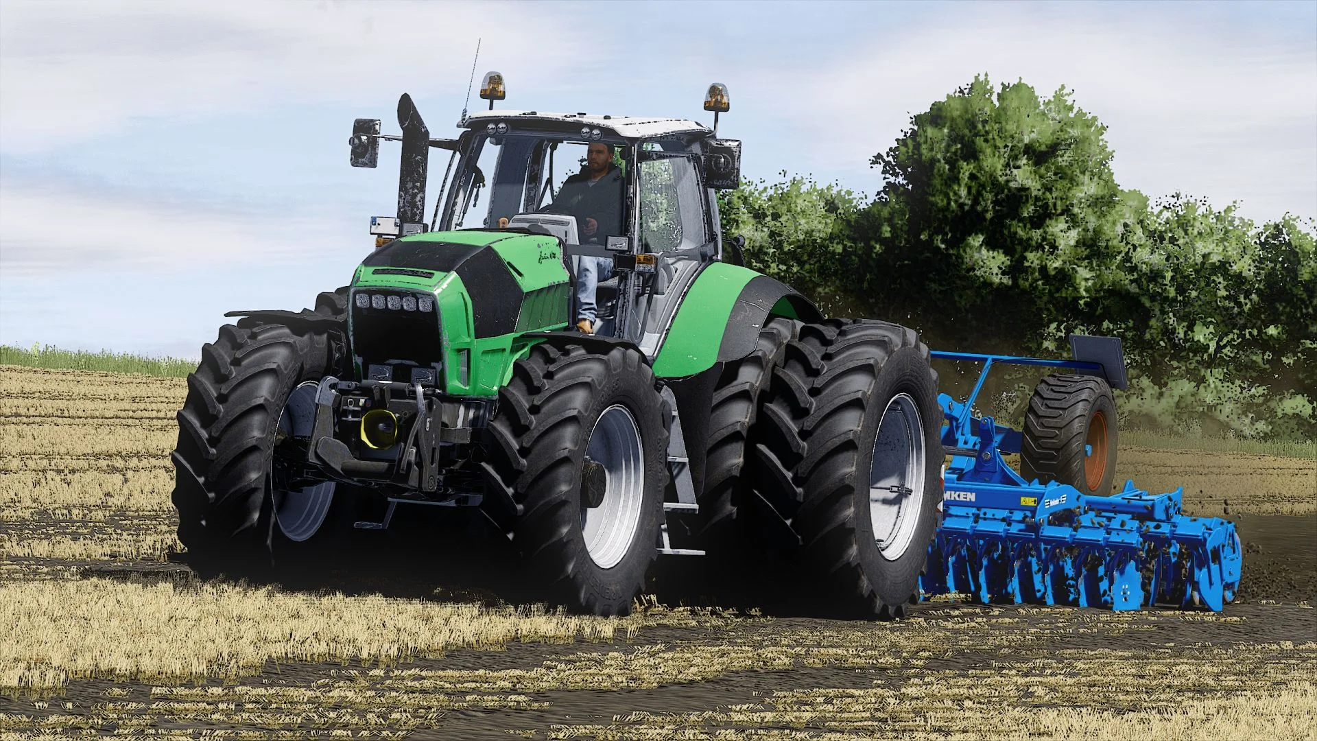 FS25 Deutz Fahr X710-720-730 V2.0.0.2 Tractors Mod