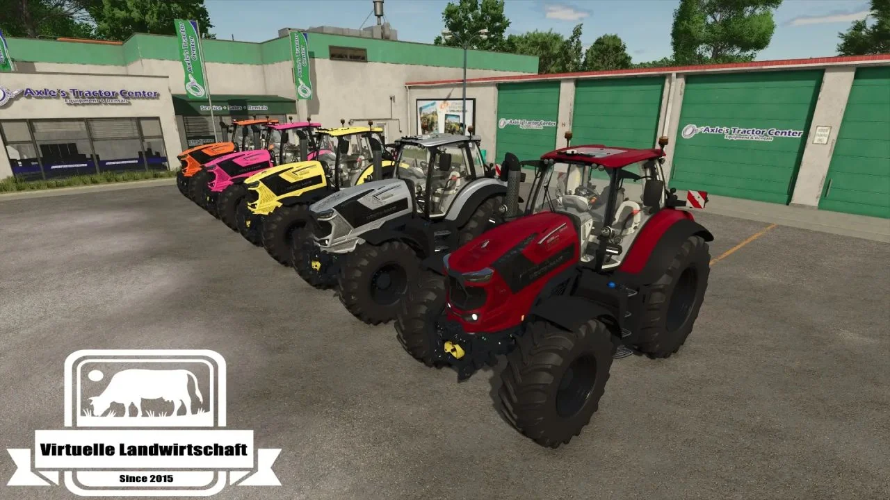 FS25 Deutz Series 8 (color) v1.0 Tractors Mod FS25 Mod Free Download