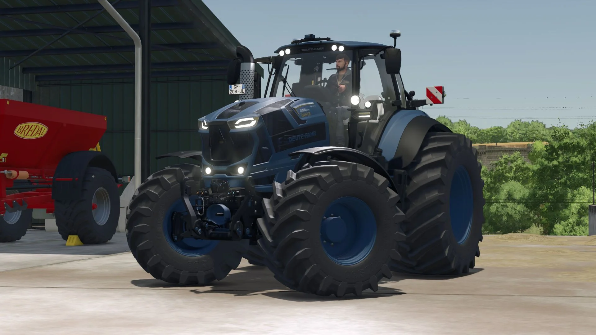 FS25 Deutz Series 8 TTV Edit V1.0 Tractors Mod FS25 Mod Free Download