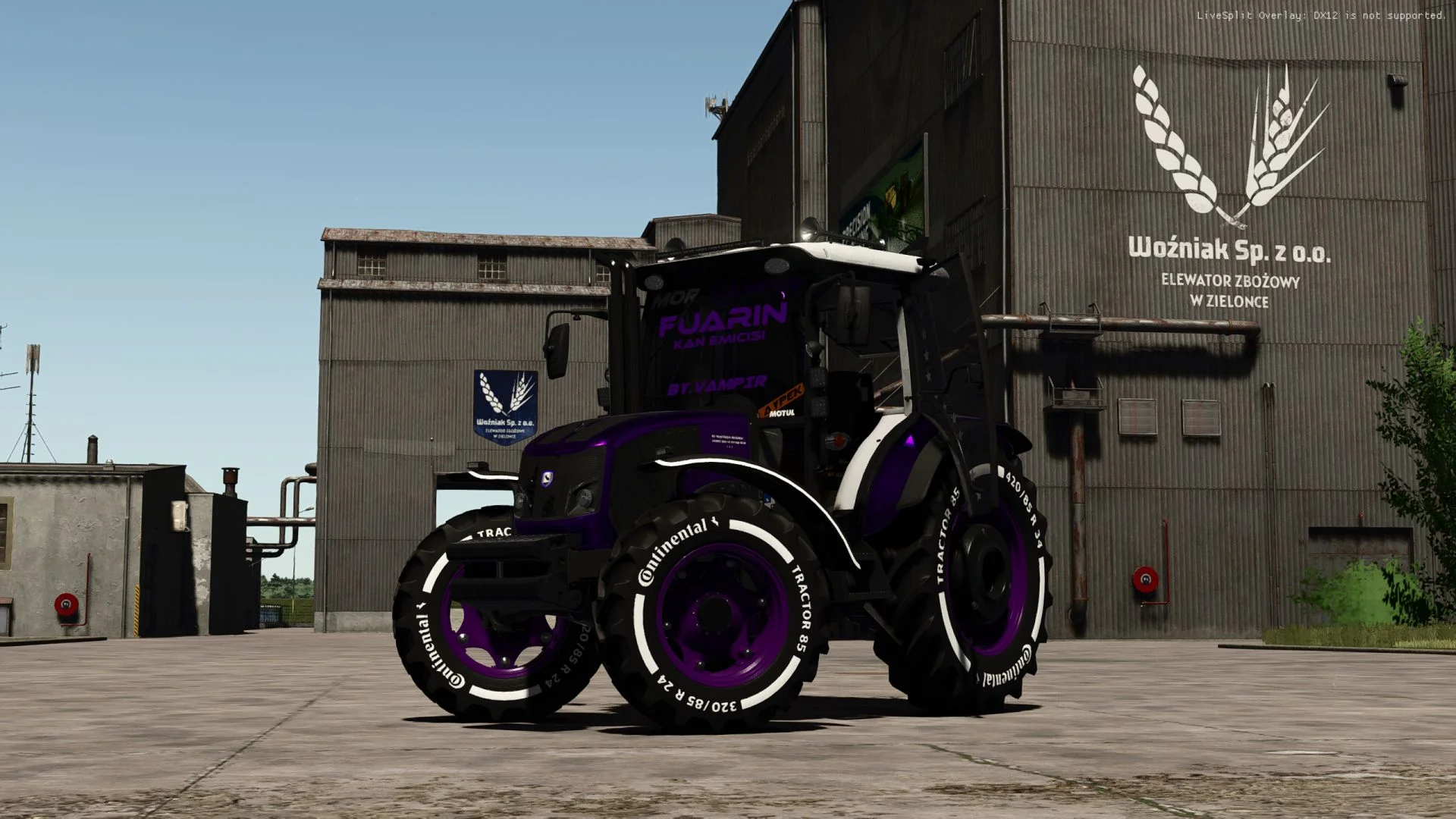 FS25 ERKUNT MOR VAMPİR V1.0 Tractors Mod