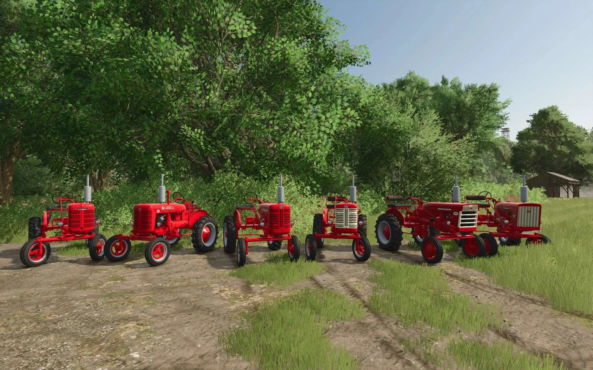 FS25 Farmall A pack v1.0.01 Tractors Mod FS25 Mod Free Download