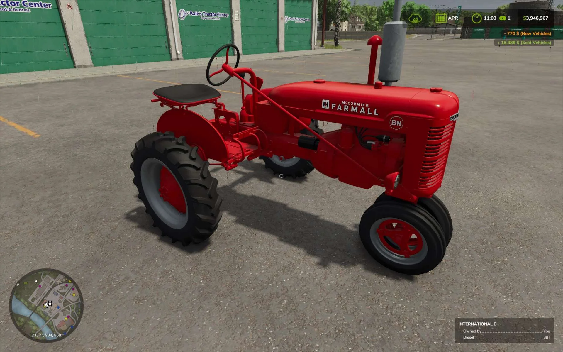 FS25 Farmall B v1.0 Tractors Mod FS25 Mod Free Download