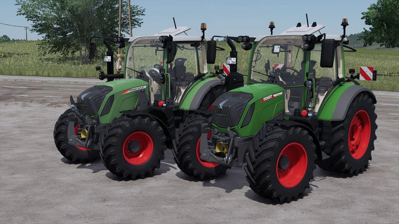 FS25 Fendt 300 Vario Series V1.0 Tractors Mod FS25 Mod Free Download