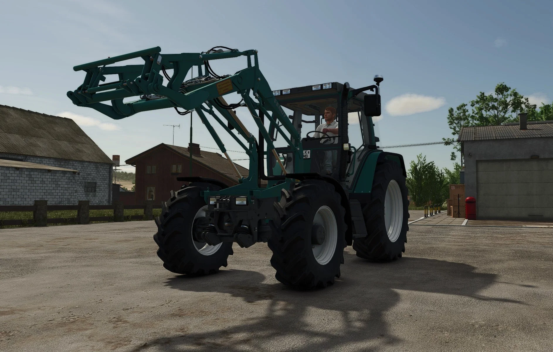 FS25 Fendt 380 GTA v1.1.0.1 Tractors Mod