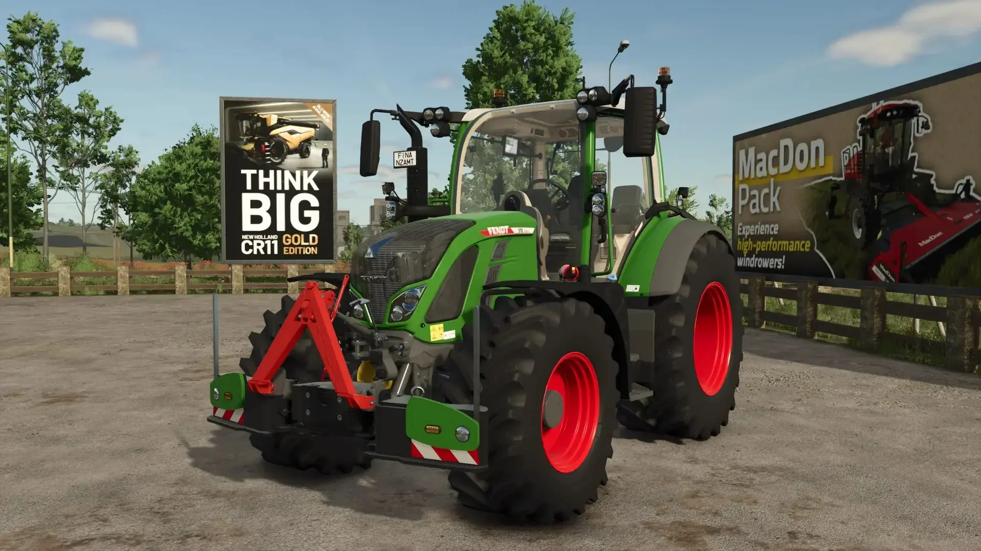 FS25 Fendt 500 Agribumper V1.0 Tractors Mod FS25 Mod Free Download