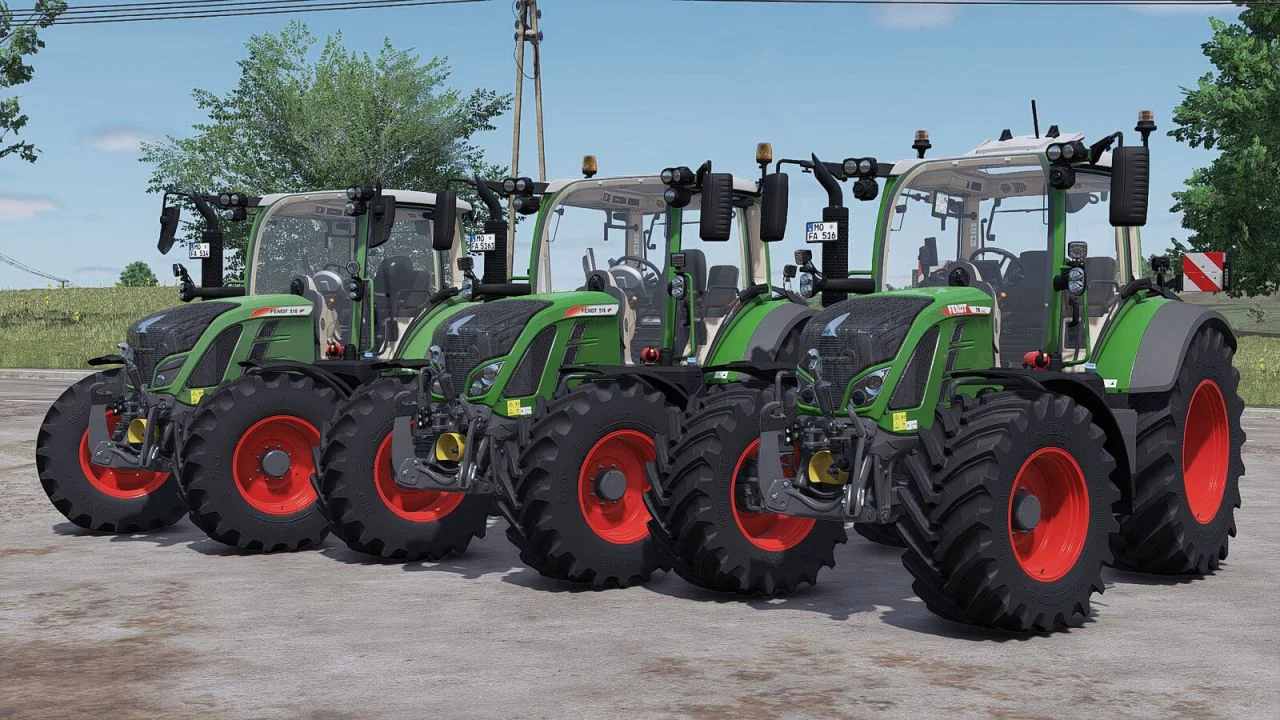FS25 Fendt 500 Vario Series V1.0 Tractors Mod FS25 Mod Free Download