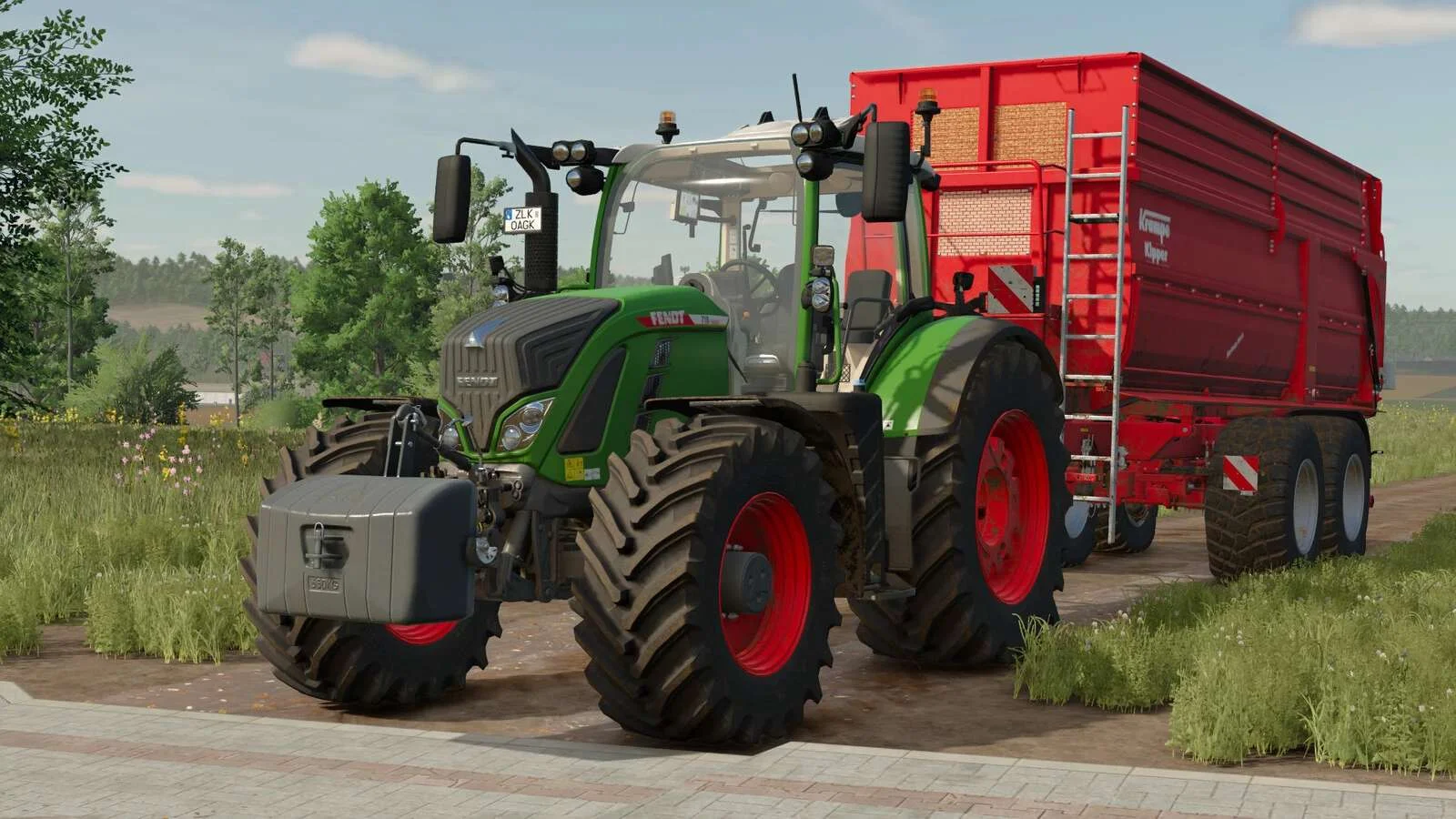 FS25 Fendt 700 Vario Series v1.0 Tractors Mod FS25 Mod Free Download