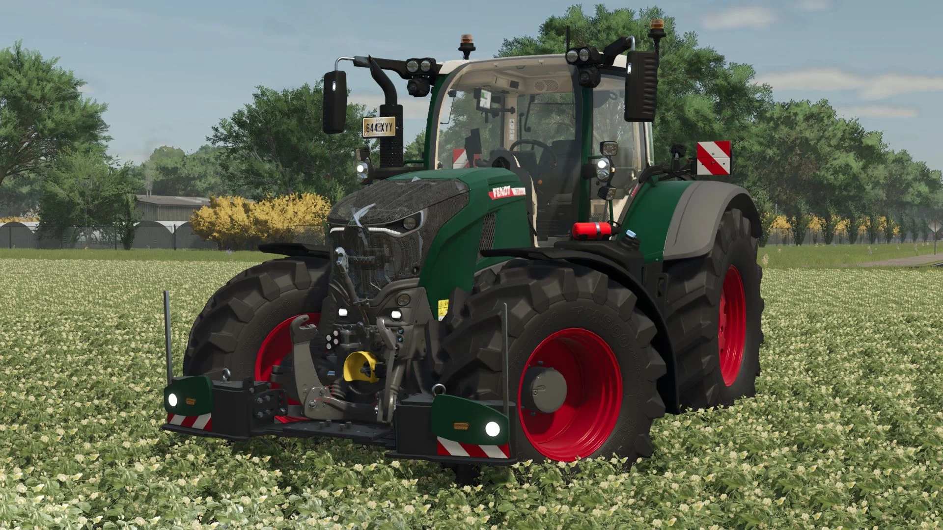 FS25 Fendt 700 with Agribumper V1.0.0.5 Tractors Mod FS25 Mod Free Download