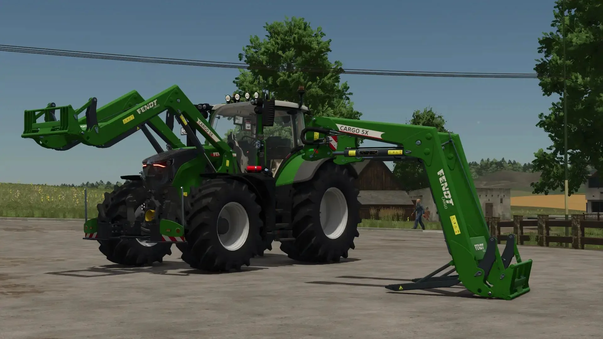 FS25 Fendt 700 with Agribumper V1.0.7.1 Tractors Mod FS25 Mod Free Download