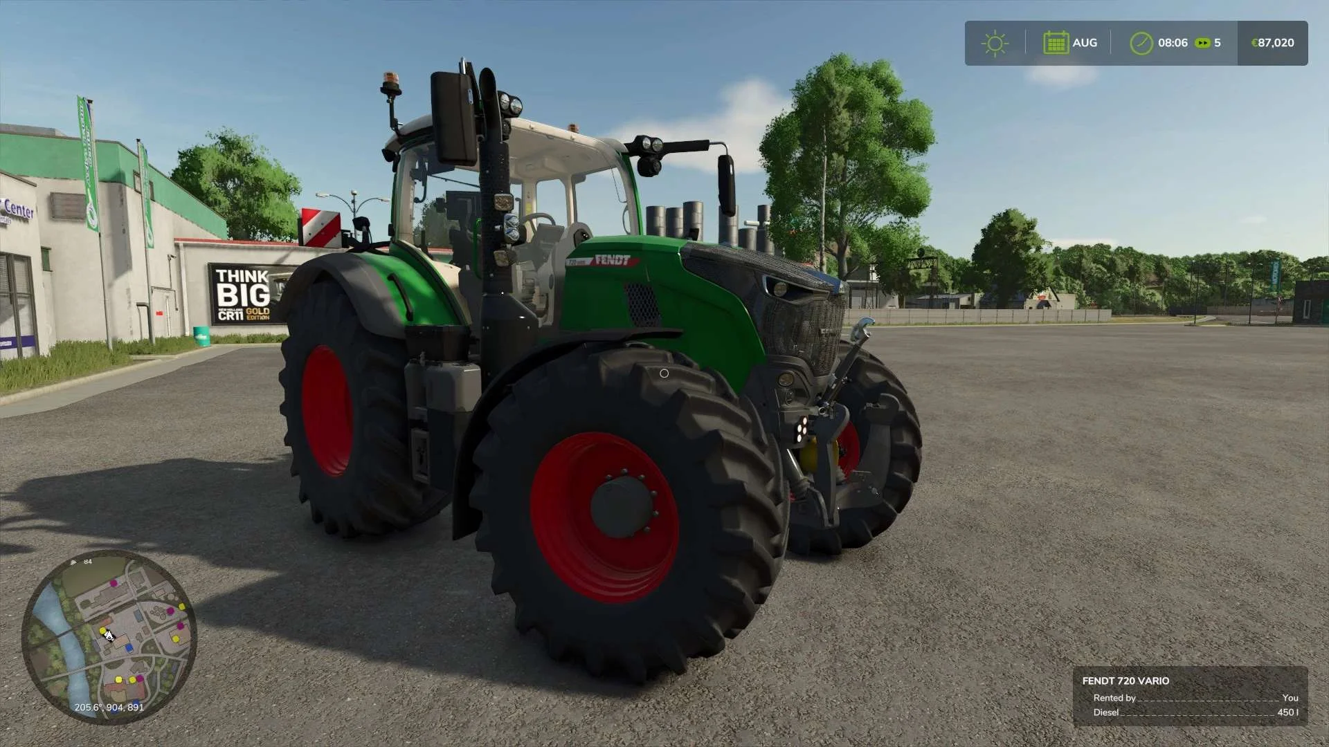 FS25 Fendt 728 gen 7 color selection v1.0 Tractors Mod FS25 Mod Free Download