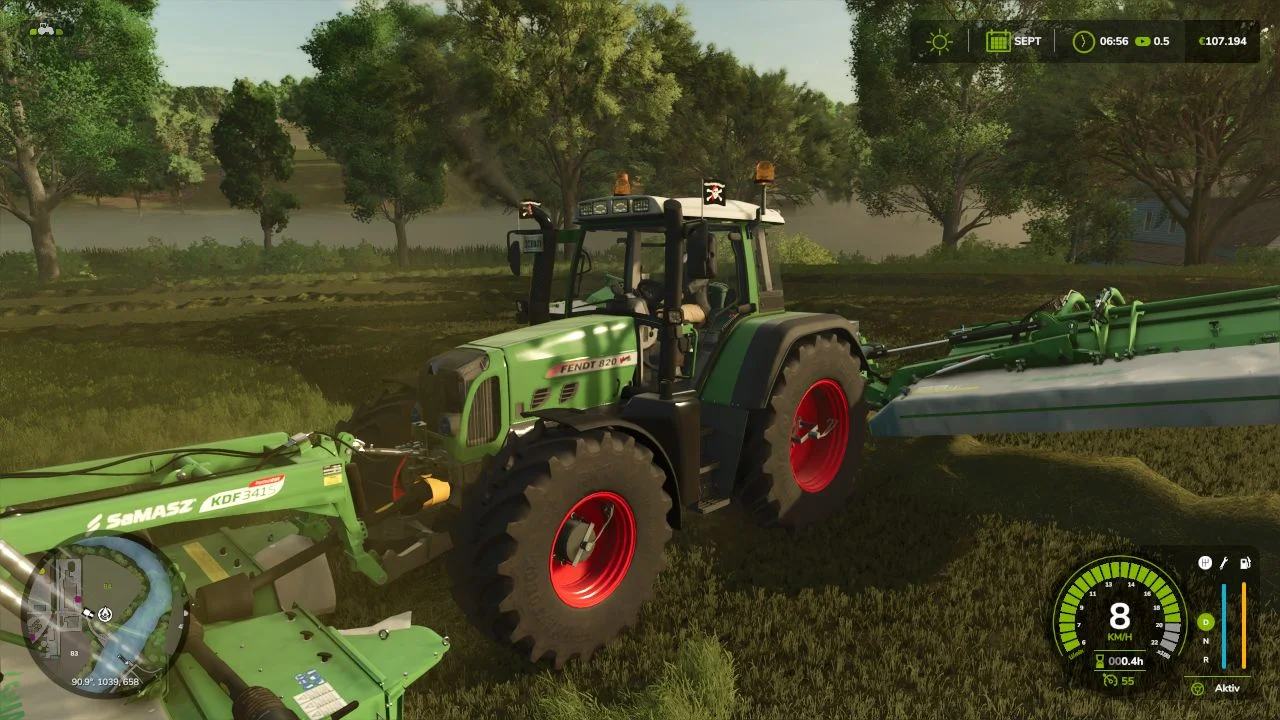 FS25 Fendt 800 TMS v1.0 Tractors Mod FS25 Mod Free Download