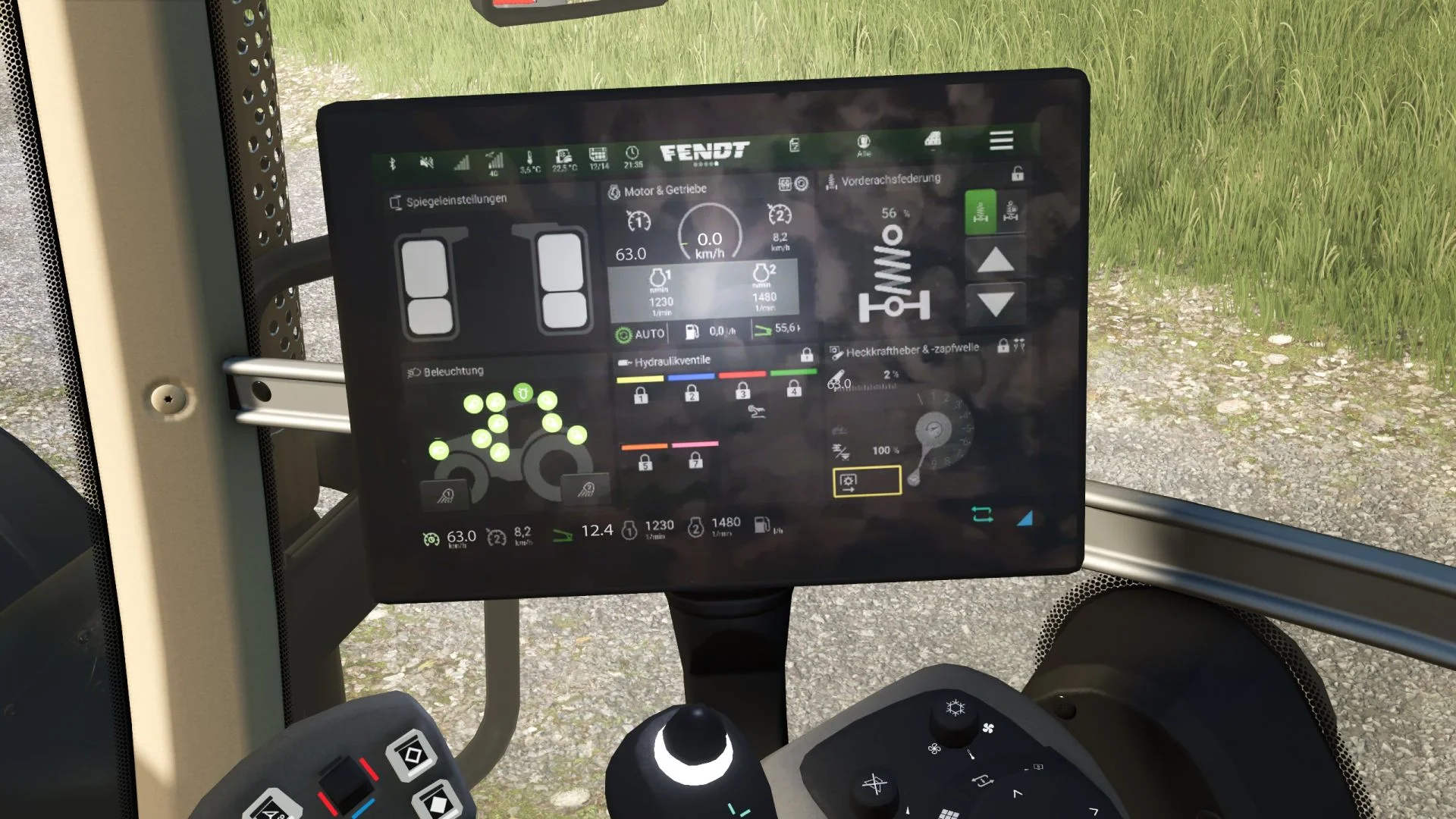 FS25 Fendt 900 dark screen (with fingerprints) v1.0 Tractors Mod FS25 Mod Free Download